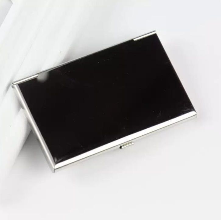 [鏡面] 金屬名片卡片盒 名片套 信用卡套 八達通 名片咭片套 (M)