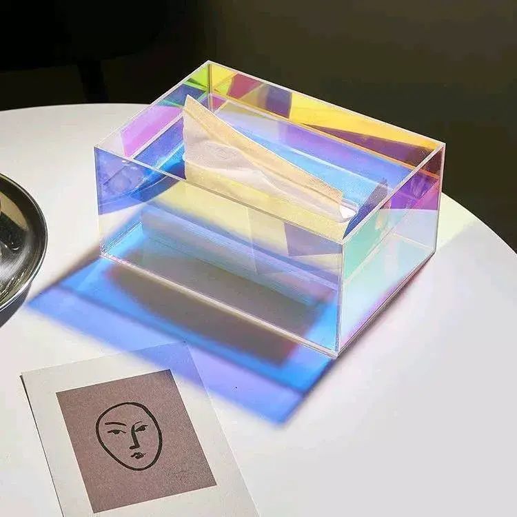 亞克力現代紙巾盒家用茶几餐巾紙抽盒高階酒店餐廳前臺桌面盒裝紙巾盒