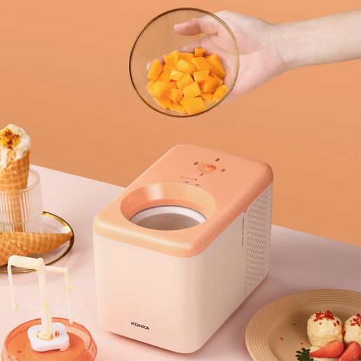 self refrigerating ice cream machine