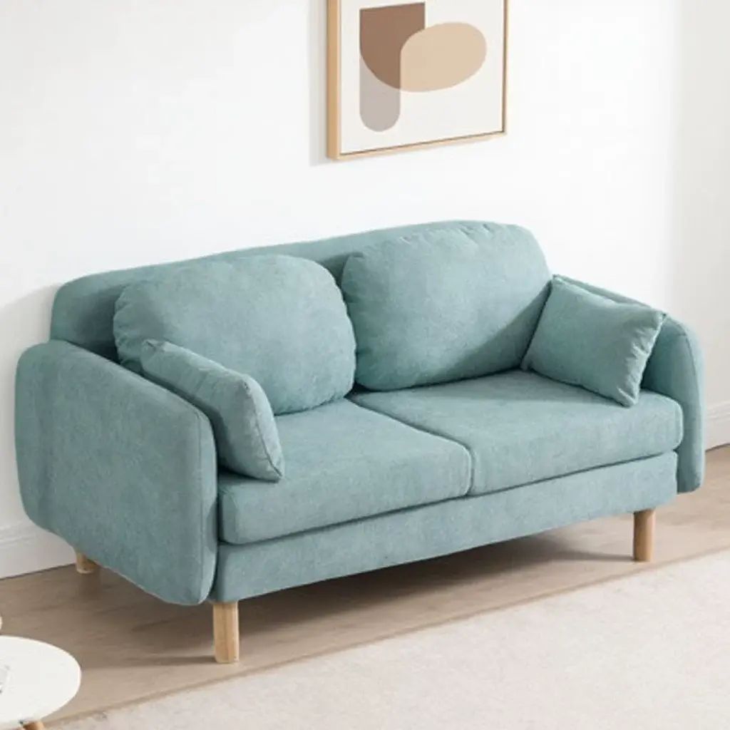 北欧布艺沙发小户型出租屋客厅经济型双人三人简易公寓房间小沙发