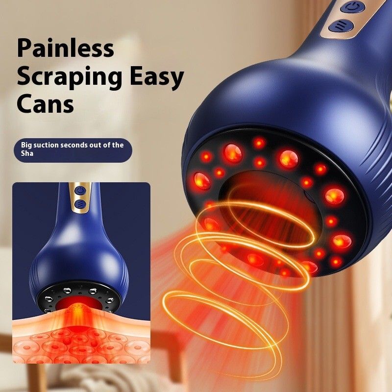 Electric meridian body brush Heated abdominal meridian massage instrument Leg brush to burn fat