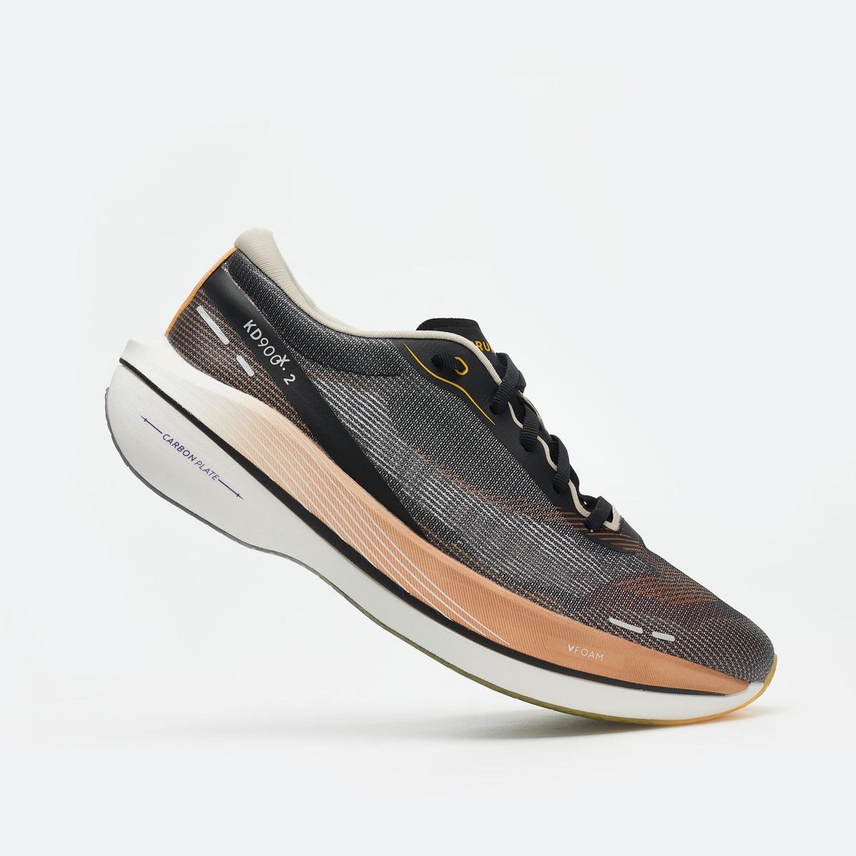 男裝跑鞋 KIPRUN KD900X.2－黑色金色