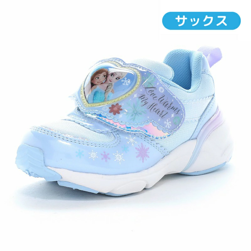 日本 2026 春新作 Moonstar LED 兒童波鞋 - Frozen 