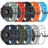 For Amazfit GTR 42mm 20mm Concave Striped Slicone Watch Band (Skyblue)