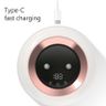 M09 雙噴加濕器 LED數顯UV殺菌無線便攜車載加濕器，產品規格：充電款（白色）