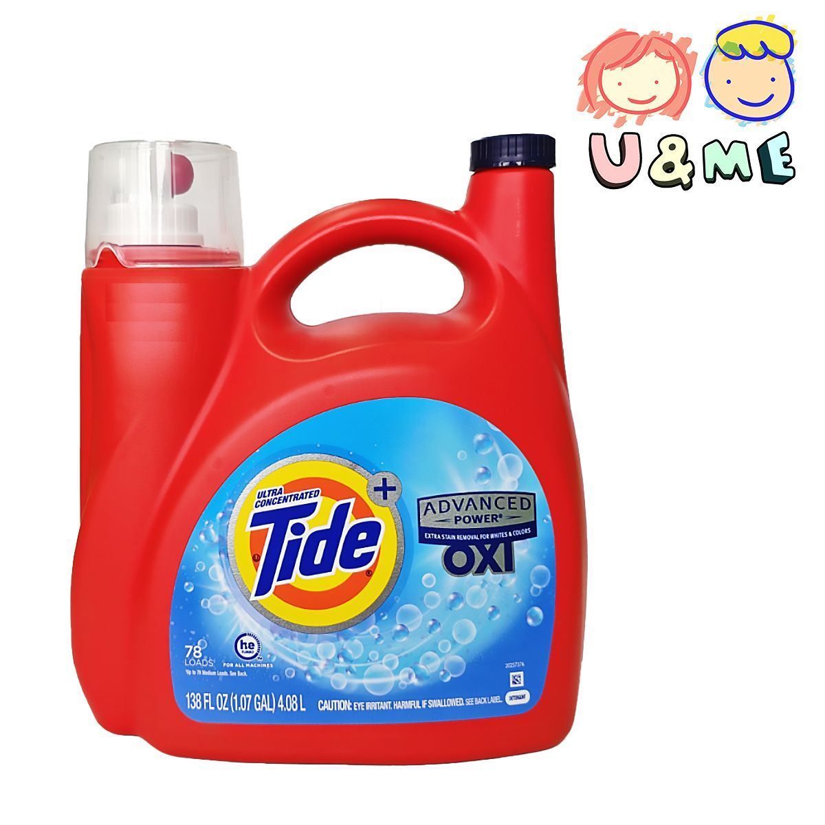 超濃縮高級動力OXI液體洗衣液 4.08L ✥ [29319] (平行進口貨)