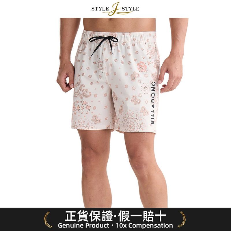 (日本平行進口)BILLABONG ALLDAY PIGMENT LAYBACKS男士沙滩短裤BF01A500 PYL