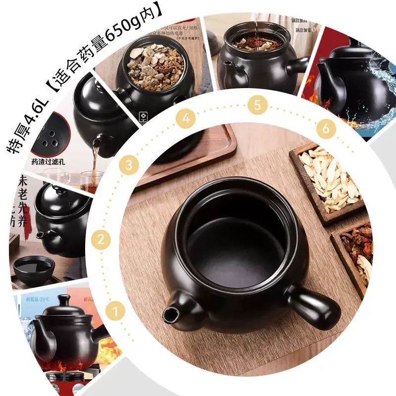 老式中藥罐熬藥砂鍋家用煎藥壺煎鍋藥煲藥鍋專用藥罐子煮藥的瓦罐