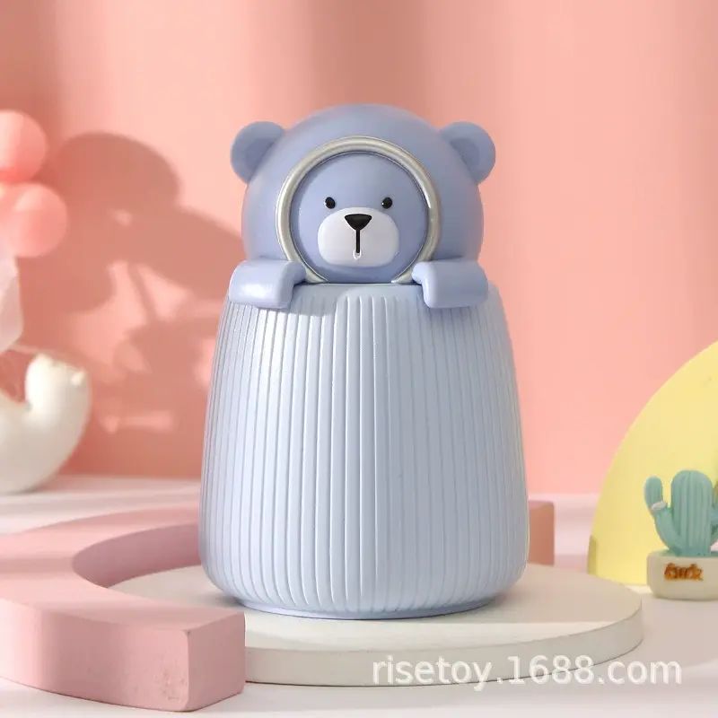 行動式加溼器萌趣趴趴熊噴霧補水儀可愛USB充電補水小型加溼器