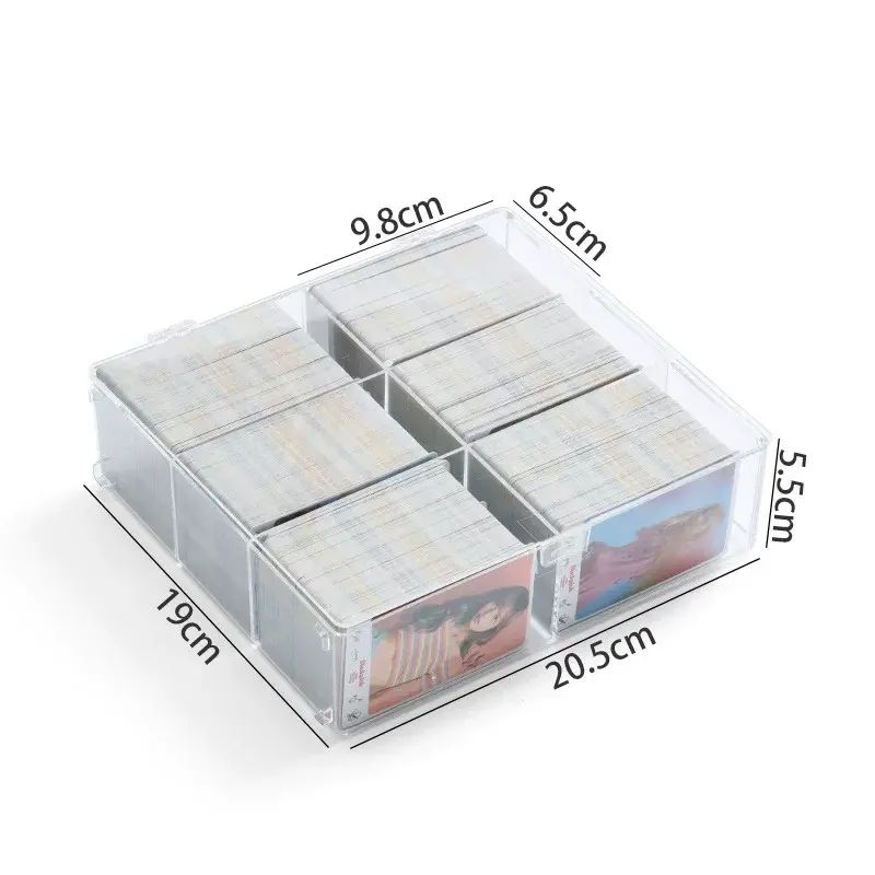 Large Capacity Dustproof Card Storage Box Game King Card Star Card Business Card