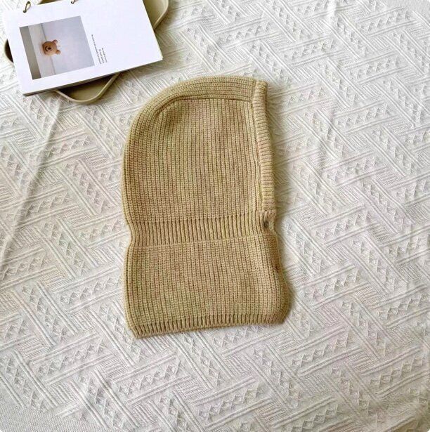 兒童帽子圍巾一體毛線帽（49-53cm  建議3-10歲）（下單后聯絡客服確認發貨顏色）