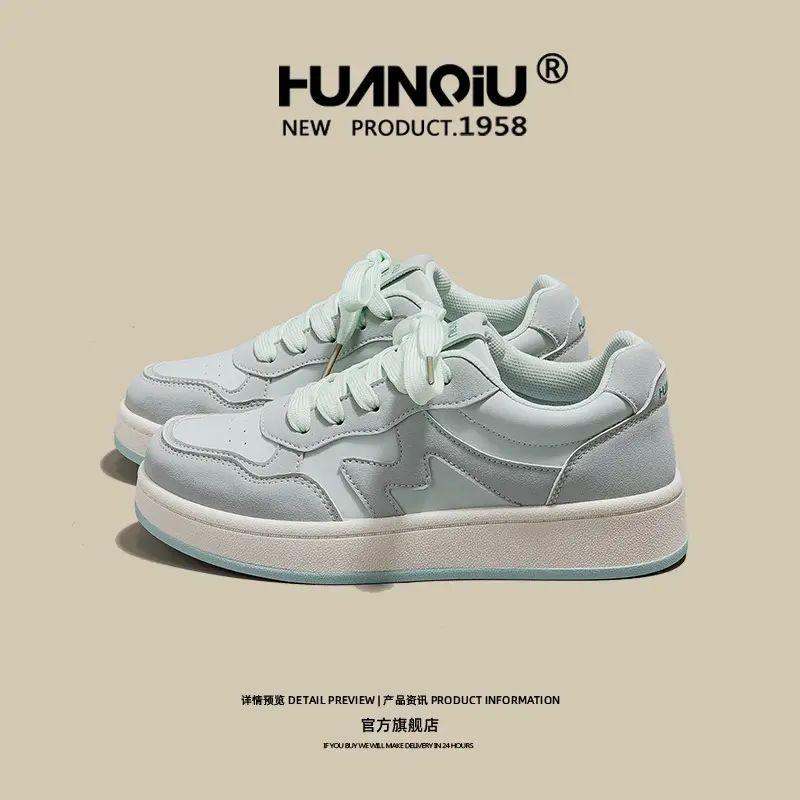 环球月色小众不撞款小白鞋女2025夏季新款透气百搭轻便舒适休闲鞋