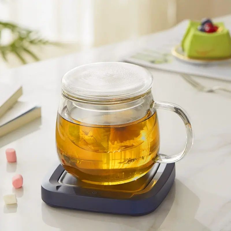 名友加热杯垫暖暖杯恒温水杯子55度保温热牛奶神器插电保温底杯垫