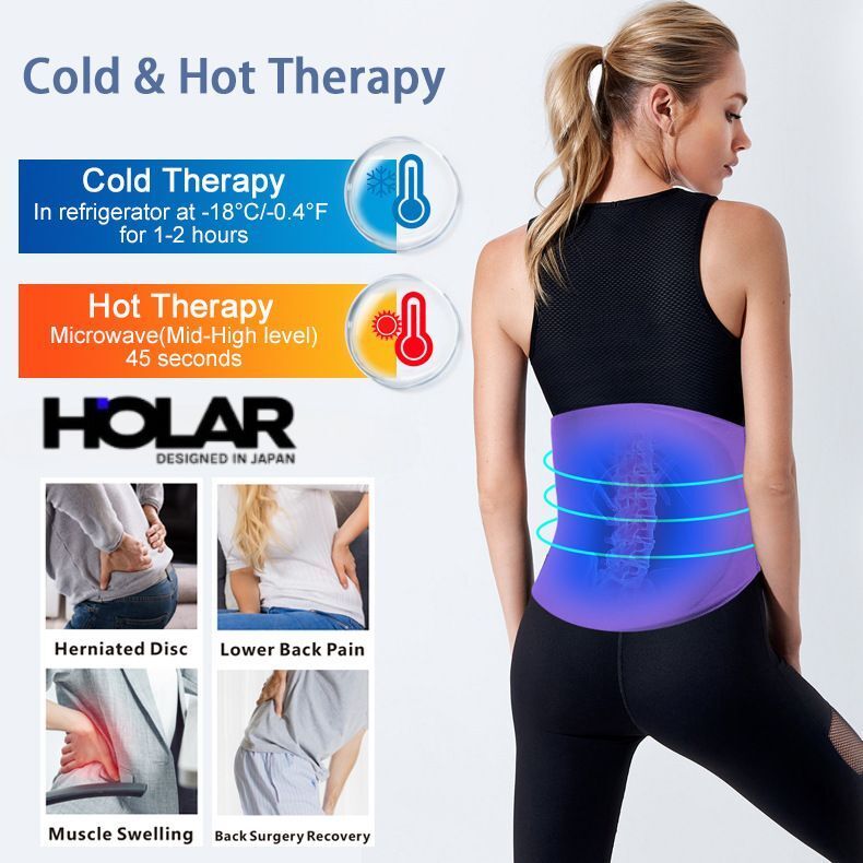 Gel waist protector, hot and cold compress waist protector ice pack