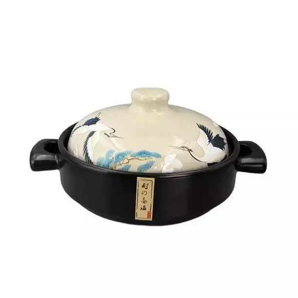迎福藍蓋砂鑊家用燃氣耐高溫陶瓷煲酒店商用迎賓燉煮手繪砂鑊