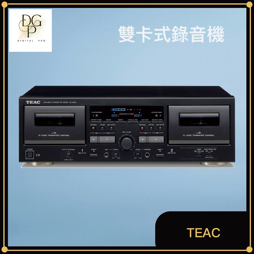 TEAC | TEAC W-1200 Double Cassette Deck | HKTVmall The Largest HK