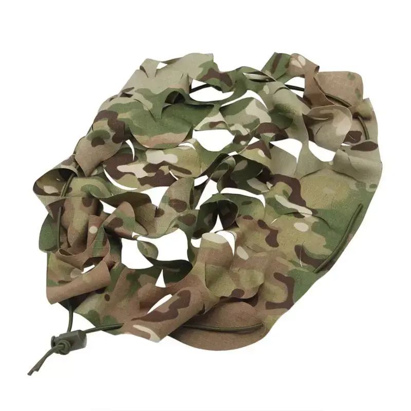 軍迷CS遊戲Fast戰術頭盔盔罩野戰裝備3D戰術頭盔偽裝吉利服盔布