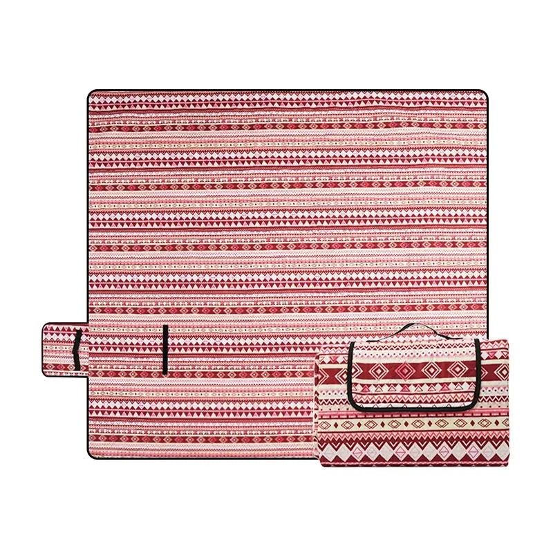 野餐垫防水防潮加厚沙滩垫便携式户外野营野炊地垫露营垫平行进口