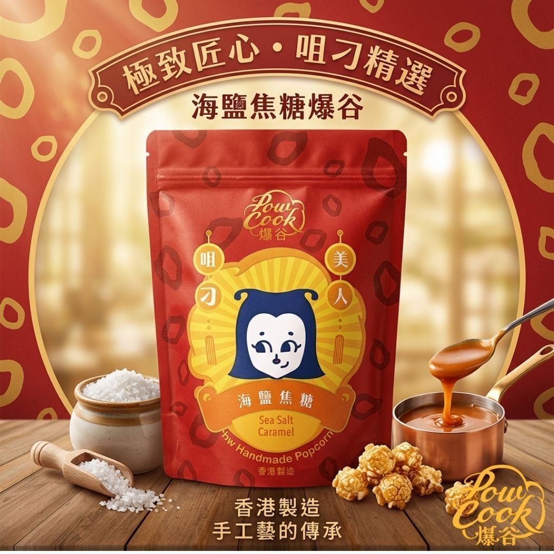海鹽焦糖爆谷-M