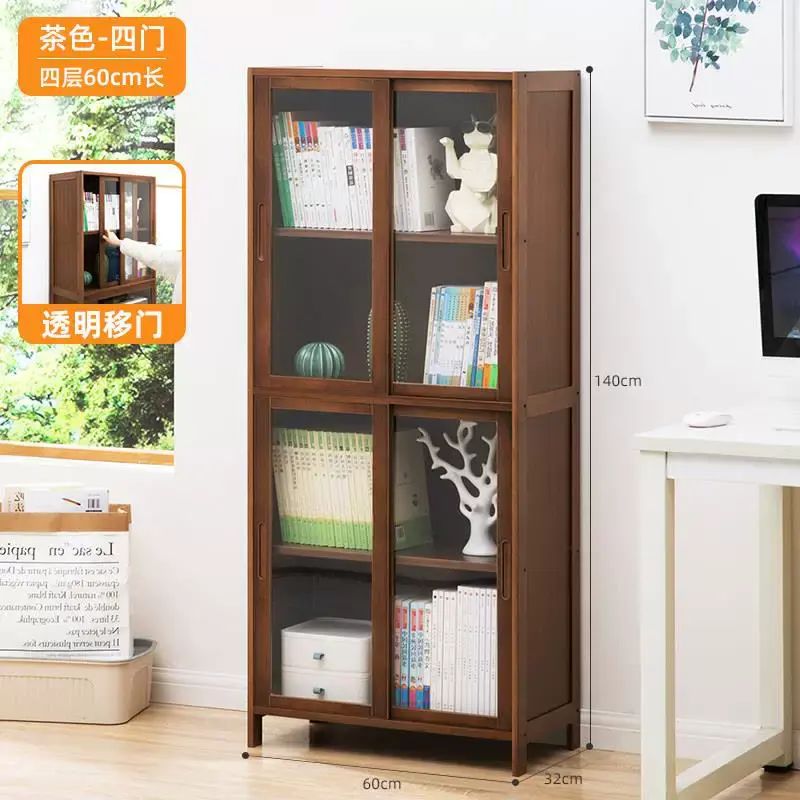 MJ書架落地書櫃子桌面上置物架兒童客廳簡易家用儲物多層靠牆