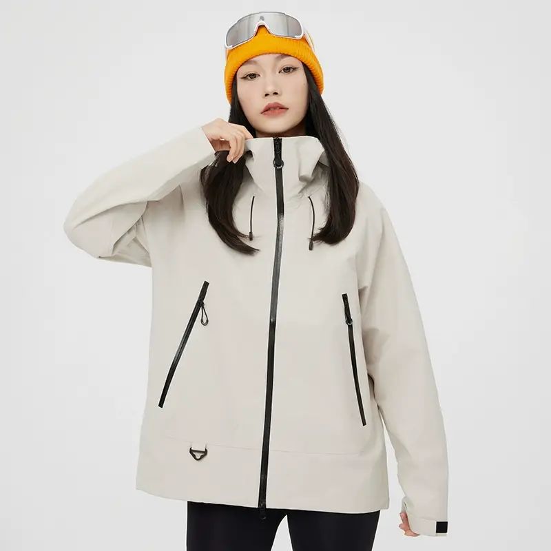 新品登山服2025男女冲锋衣羽绒服硬壳户外三合一防风羽绒连帽