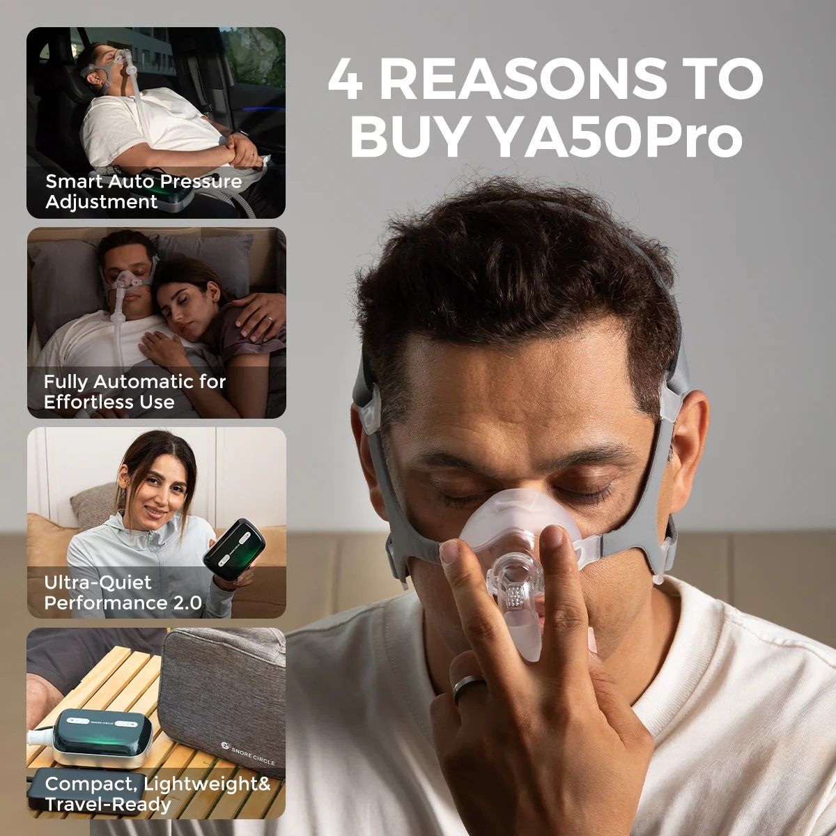 Snore circle | YA50 Pro VVFLY APAP Device｜Snoring Device｜Snore