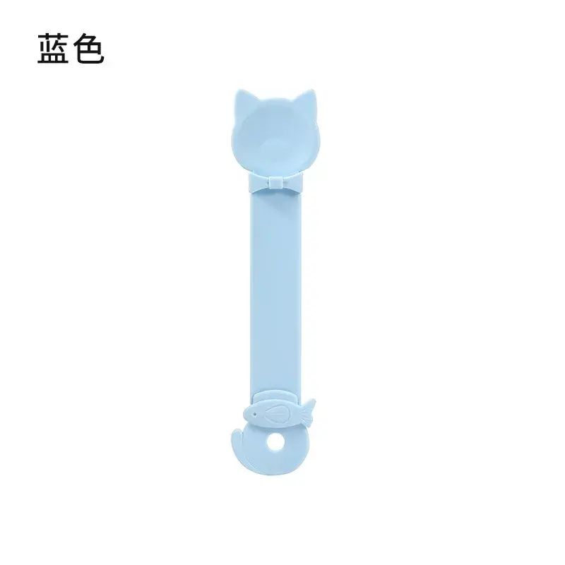 壁挂式猫条喂食器萌趣猫条挤压器免脏手猫咪零食喂食勺宠物用品