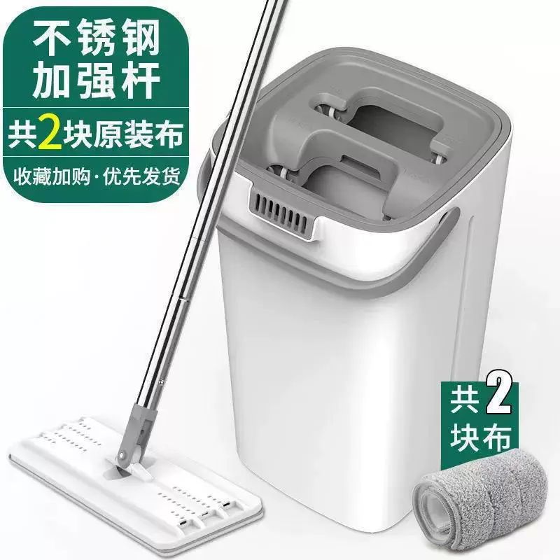 加厚拖把新款刮刮樂懶人家用大拖布免手洗一拖淨平板拖地神器