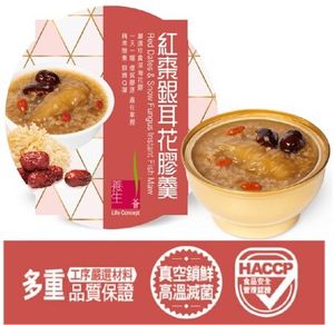 [贈品] 1 罐 x 紅棗銀耳花膠羹(252克/罐) 
