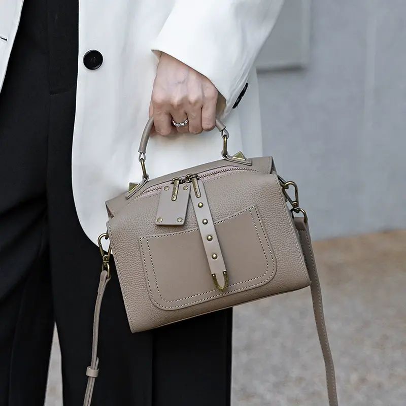 真皮女包包2025新款手提包女高级感小众百搭斜挎包时尚通勤单肩包