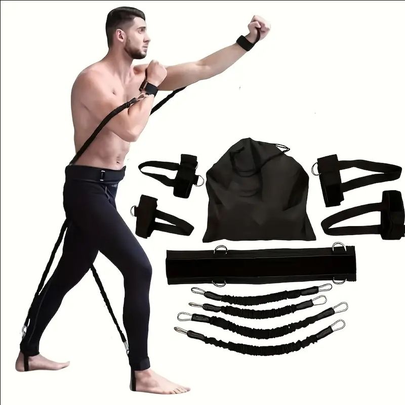 150榜 拳擊 阻力帶 拉力帶 家庭健身 阻力訓練帶 伸展運動 力量訓練 物理治療 瑜伽器材家用彈力繩