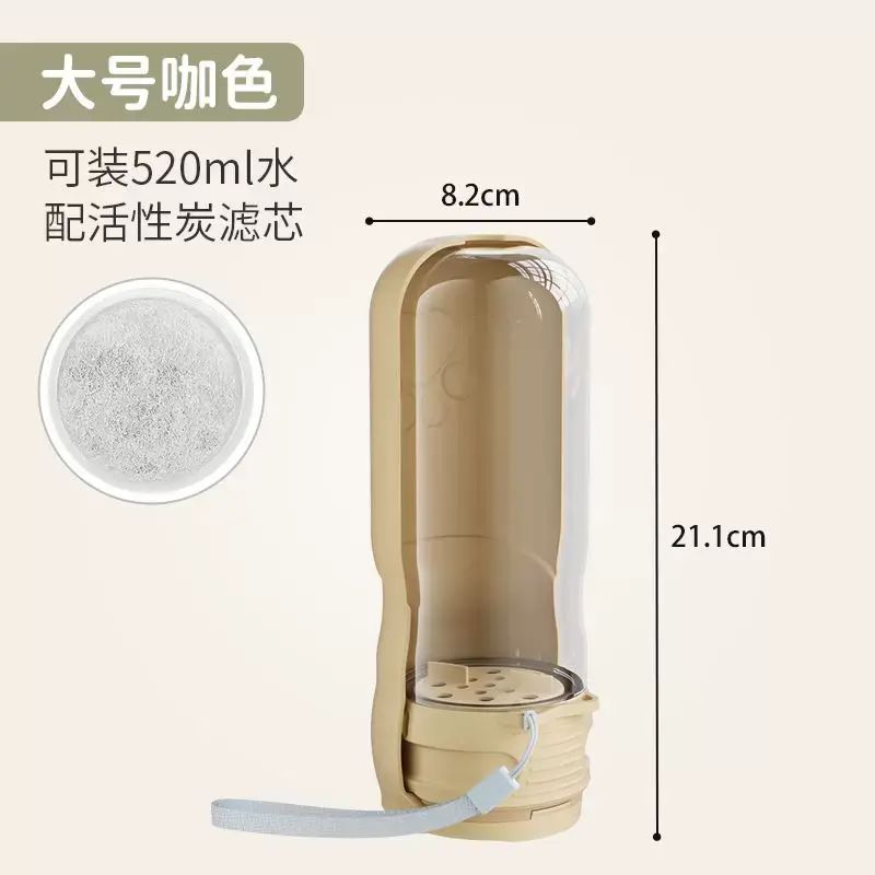 JKULNING  狗狗外出水粮杯狗水壶便携式户外出行遛狗宠物饮水