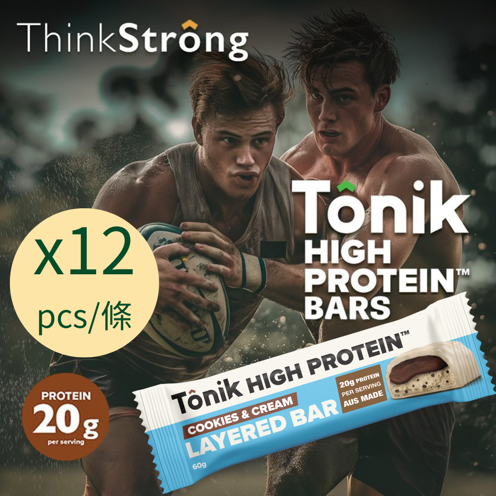 曲奇奶油味蛋白棒60g x12  