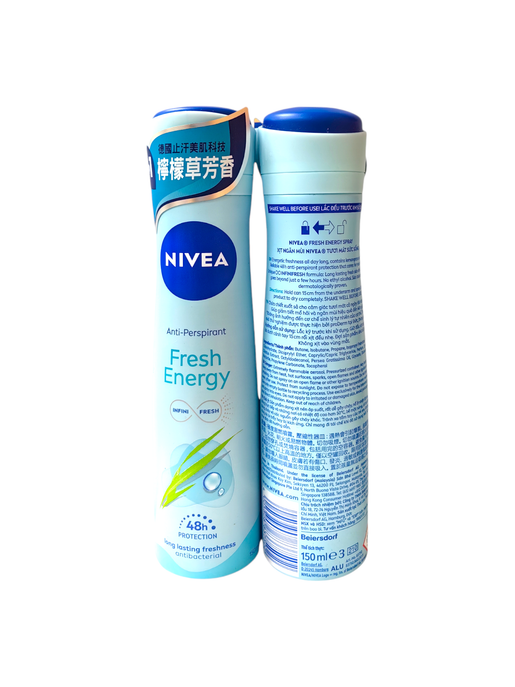 檸檬草芳香止汗爽身噴霧150ml （Fresh Energy）(平行進口)新舊包裝隨機發貨