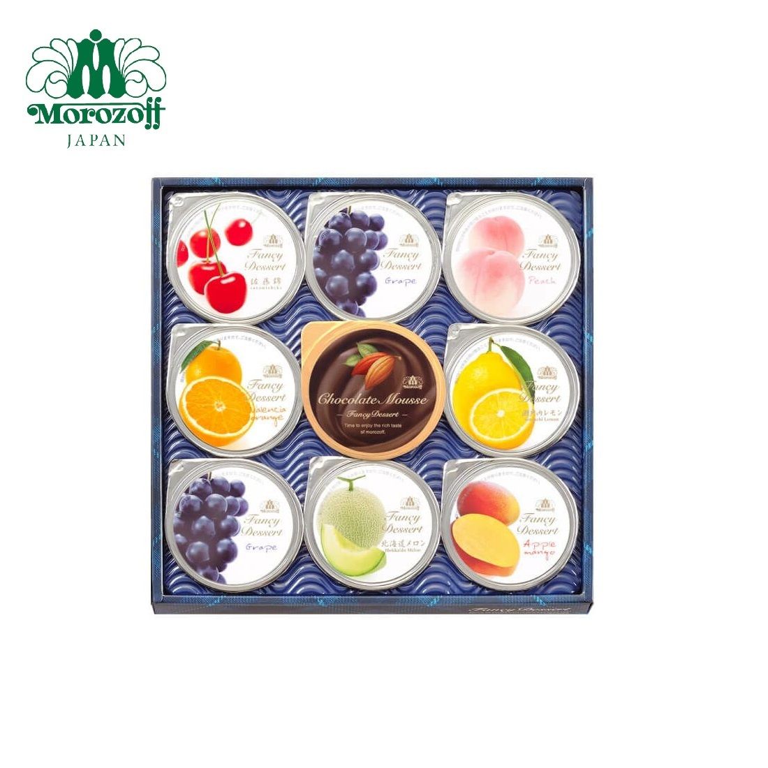 Japanese Assorted Juice Jelly With Milk Chocolate Mousse Gift Box Set 9pcs(Best Before：9/12/2026)