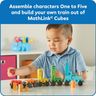 hand2mind Numberblocks 特快列車 MathLink 立方體活動套裝 學齡前學習活動 火車玩具 計數積木 數字玩具 兒童益智玩具 學齡前兒童數學教具 平行進口