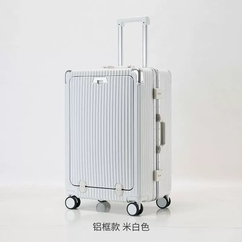 商務男士手提行李喼PC鋁合金框高階拉桿密碼旅行箱