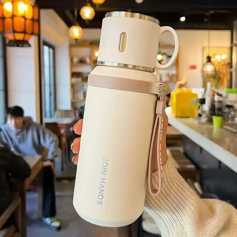2026新款保溫杯女高顏值水杯316不鏽鋼男中學生上學專用泡茶杯子