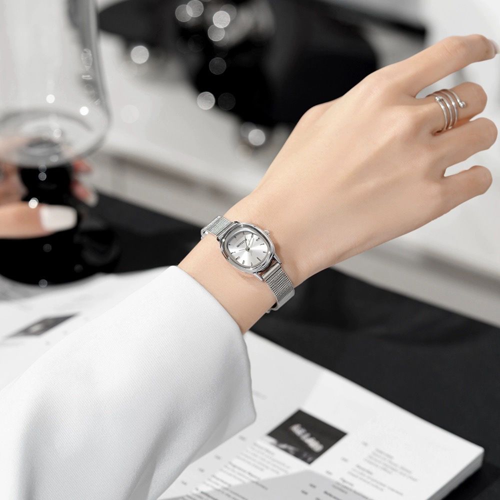 女士手錶 簡約復古 韓風文青 學生小清新 石英錶- 綠色 均碼