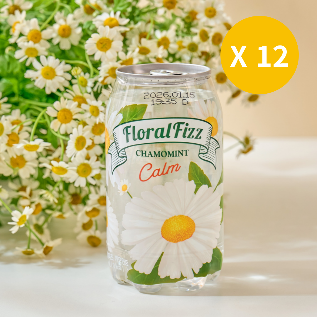 花漾菲茲洋甘菊薄荷味零卡汽水 350ml x 12