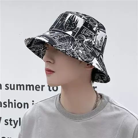 Fisherman hat men's summer sun hat to cover face, anti-UV sun hat, sun hat, new ins trend