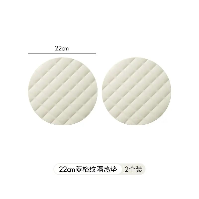 米立風物餐桌隔熱墊高級感餐墊家用菜盤墊子廚房矽膠鍋墊防燙桌墊