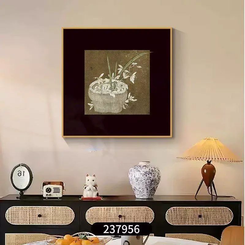 复古艺术客厅墙面装饰画法式中古卧室书房摆台画方形壁画玄关挂画