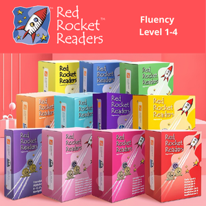 Red Rocket Readers Fluency Level 1 - 4 | Kid | English Reading