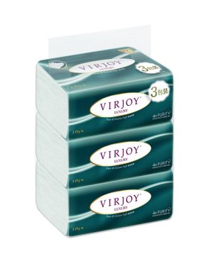 (贈品) Virjoy 極致棉柔紙巾 (3包裝) 價值:$18.9 