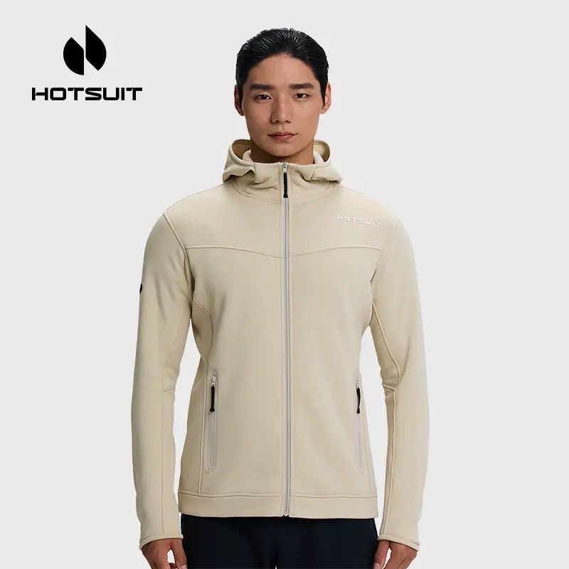 hotsuit後秀運動衛衣男款秋季新款戶外上衣跑步健身保暖加絨外套C8C048058