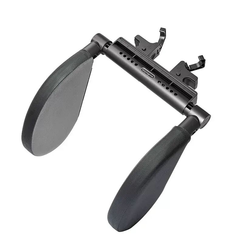 三轴联动双挂钩多功能汽车靠枕记忆棉侧睡头枕车载护颈枕睡觉头枕