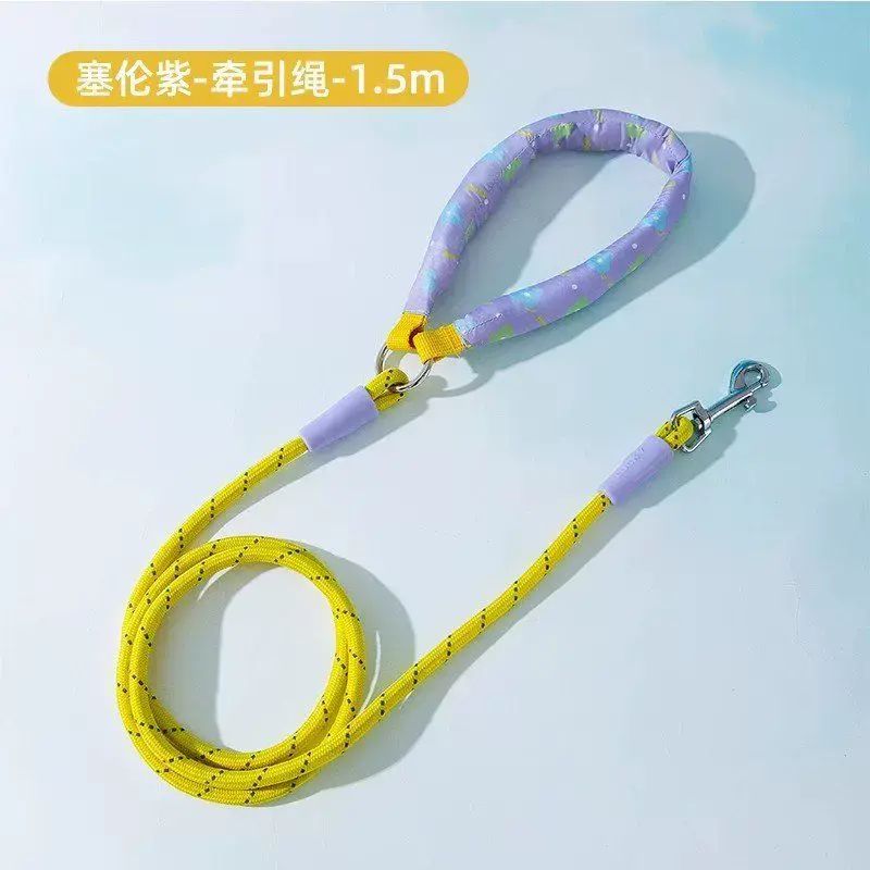 宠物牵引绳胸背比熊中小型犬背心式狗链外出遛猫遛狗绳狗狗牵引带