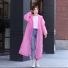 S18 (pink)Raincoat non-disposable outdoor thickening for men and women adults