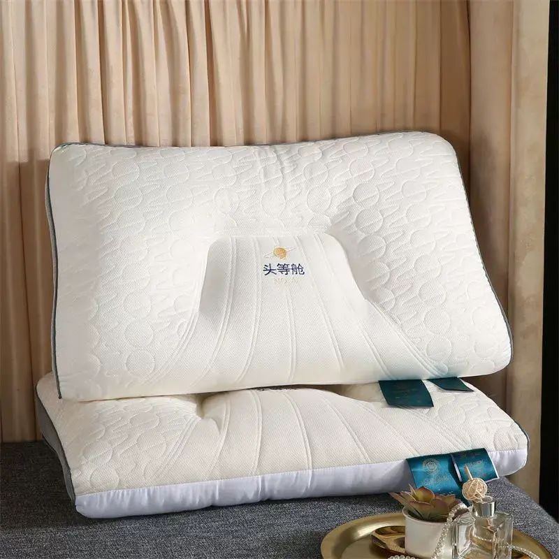 頸椎專用泰國天然乳膠枕頭枕芯護頸椎助睡眠家用一對裝